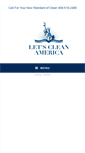 Mobile Screenshot of letscleanamerica.com